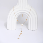 Collier Chaîne Fine Dorée & Cœurs Plats