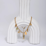 Collier Chaîne Dorée Charms Océan