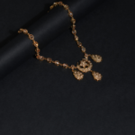 Collier Rivière Topaze & Pendentif Lune Zircons