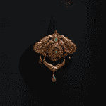 Pendentif Grand Losange Rubis & Émeraude