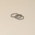 Set 3 Bagues Éternité Zircons Argentées