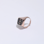 Chevalière Rose Gold Émaillée Noire Symboles