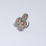 Bague Triple Médaillon Champagne & Cristaux PRX