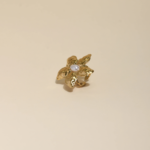 Bague Fleur Orchidée & Perle