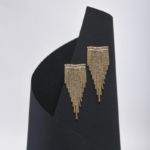 Boucles Cascade Strass Champagne