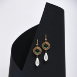 Boucles Émeraude & Perle Baroque