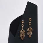 Boucles Chandelier Cristal Champagne